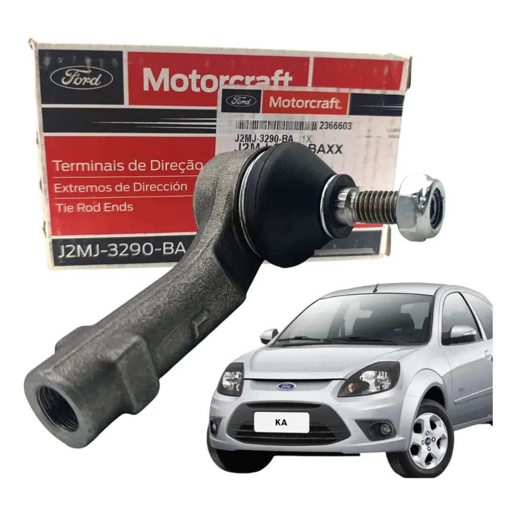 Terminal Da Direção Hidraulica L E - Ford Ka 10/13 Original