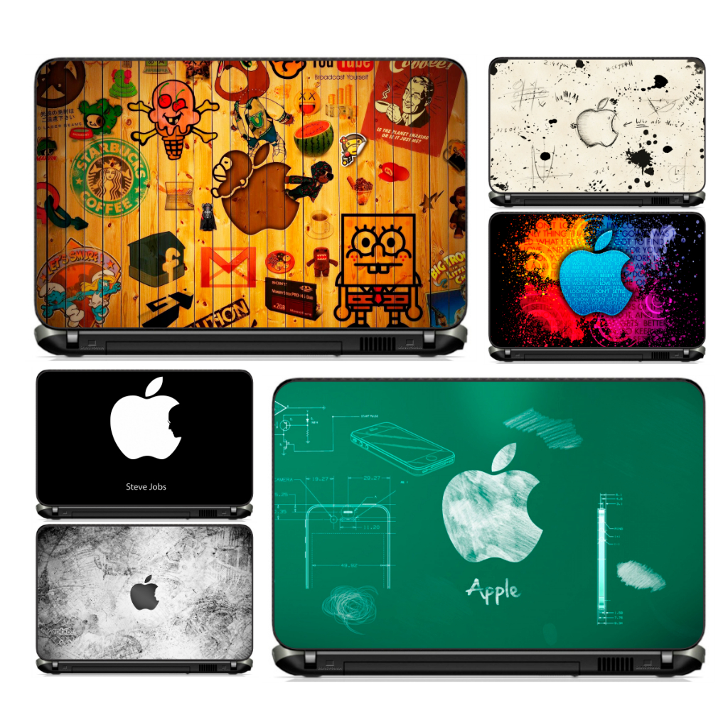Adesivo Personalizado Skin Pelicula Notebook Macbook Tablet Apple [ 00 ]  Logo Simbolo Maca Mac
