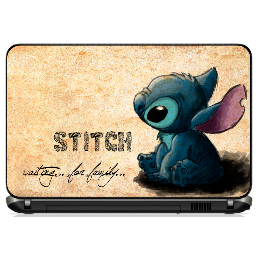 Adesivo Skin Notebook Pelicula Personalizado Macbook Tablet Lilo & Stitch [ 34 ] Infantil Desenho Aloha alienígena ET