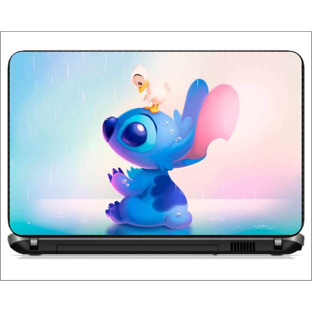 Adesivo Skin Notebook Pelicula Personalizado Macbook Tablet Lilo & Stitch [ 23 ] Infantil Desenho Aloha alienígena ET