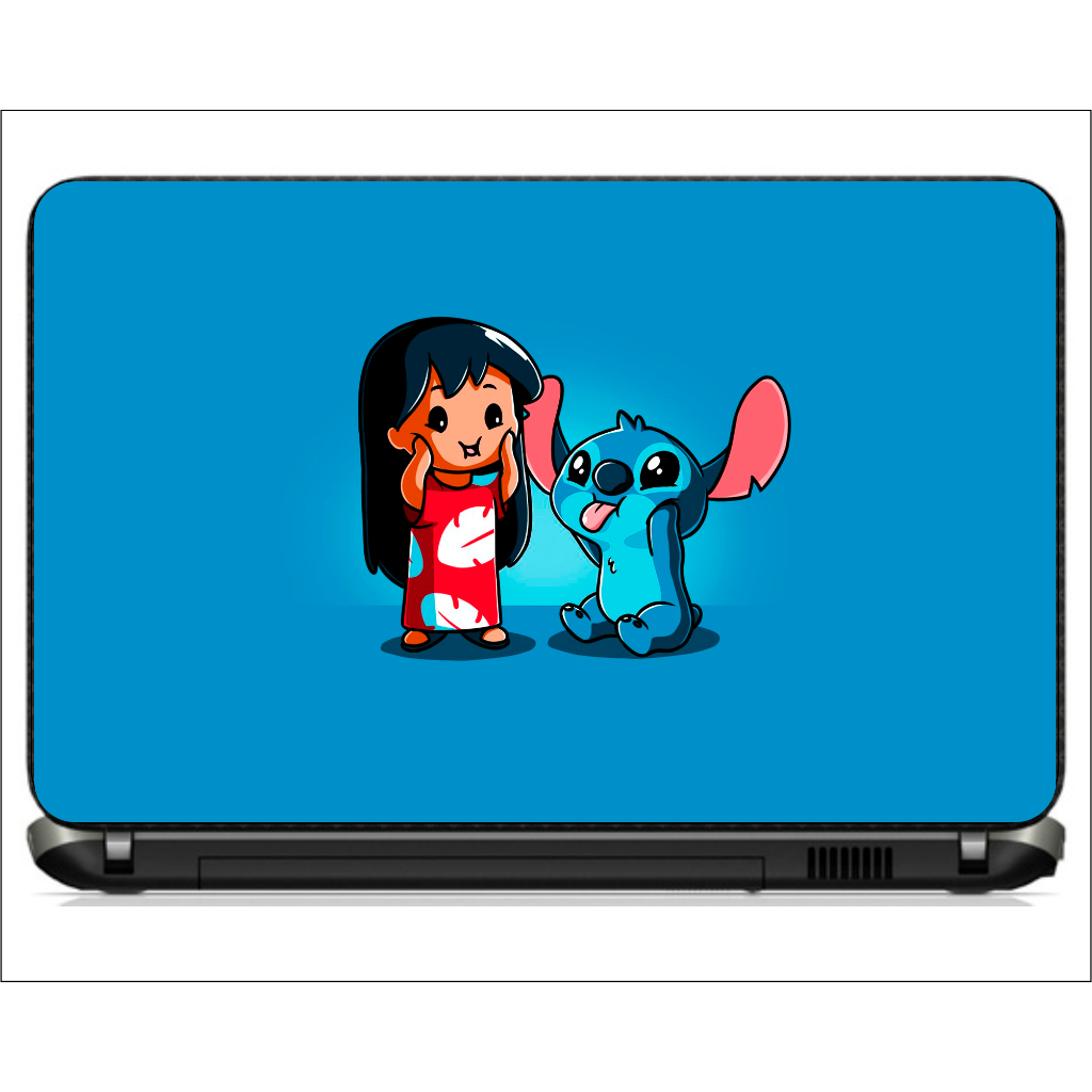 Adesivo Skin Notebook Pelicula Personalizado Macbook Tablet Lilo & Stitch [ 15 ] Infantil Desenho