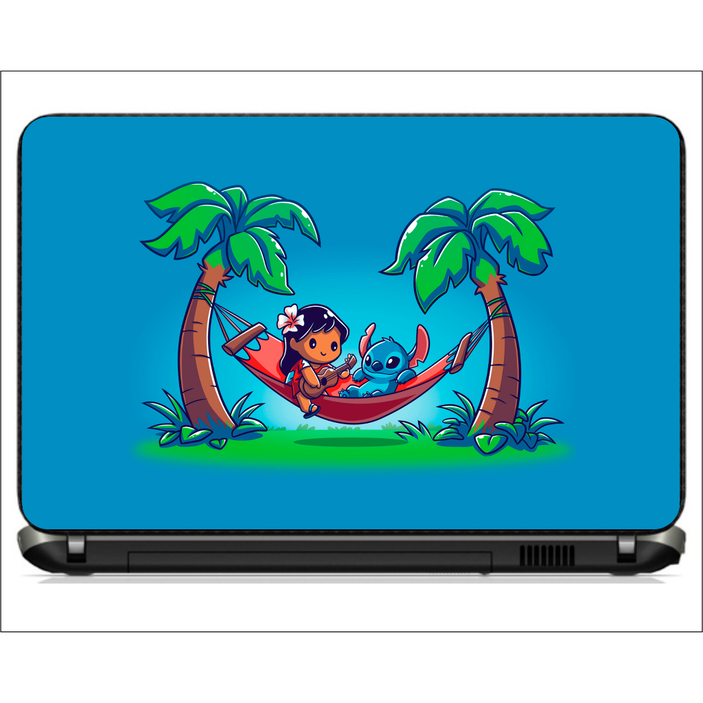 Adesivo Skin Notebook Pelicula Personalizado Macbook Tablet Lilo & Stitch [ 06 ] Infantil Desenho