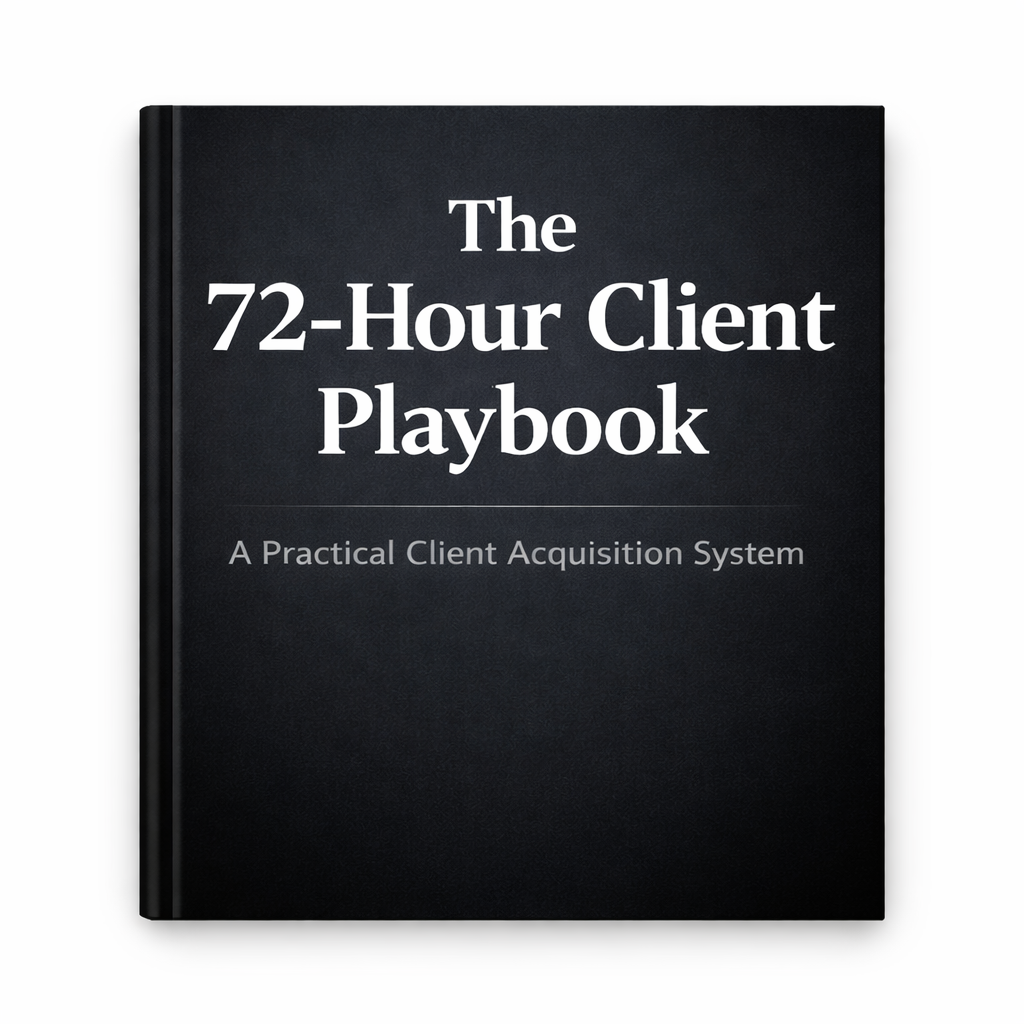 The 72-Hour Client Playbook