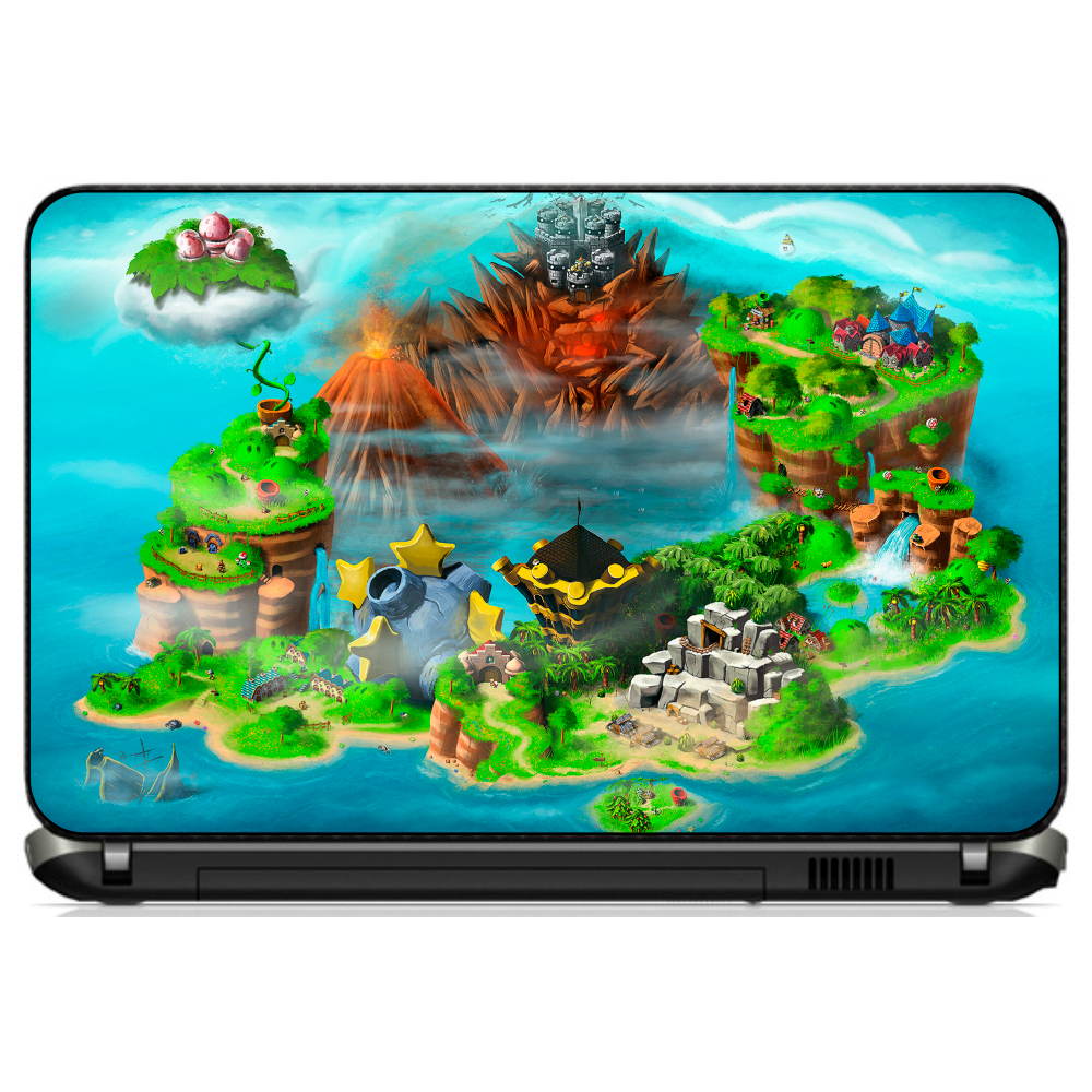 Adesivo Skin Notebook Pelicula Personalizado Macbook Tablet Super Mario Bros [ 209 ] Infantil Game