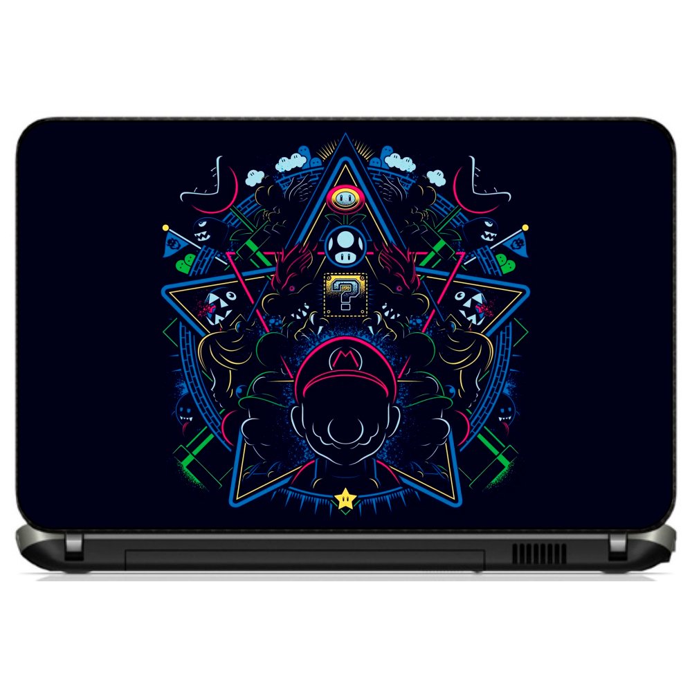 Adesivo Skin Notebook Pelicula Personalizado Macbook Tablet Super Mario Bros [ 42 ] Infantil Game