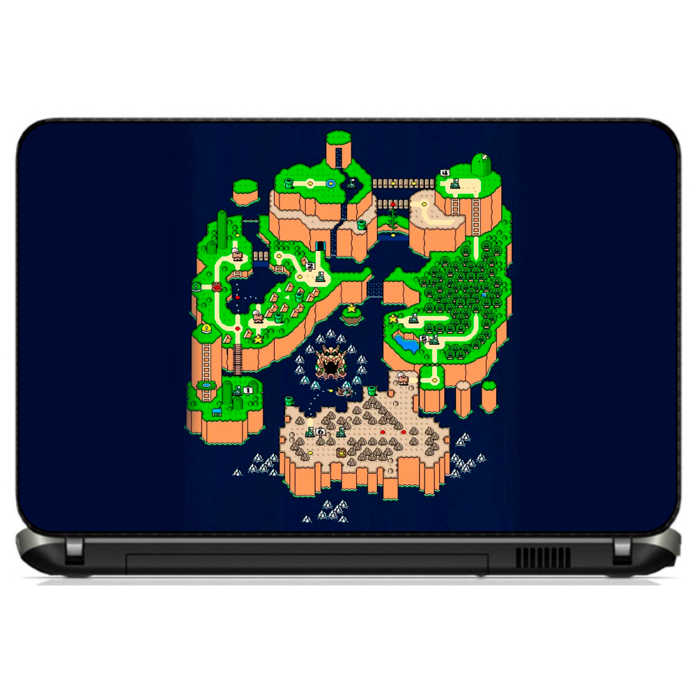 Adesivo Skin Notebook Pelicula Personalizado Macbook Tablet Super Mario Bros [ 37 ] Infantil Game