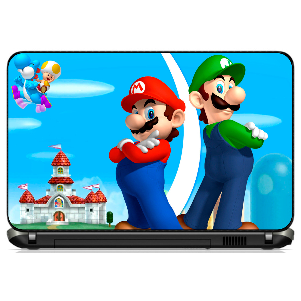 Adesivo Skin Notebook Pelicula Personalizado Macbook Tablet Super Mario Bros [ 04 ] Infantil Game