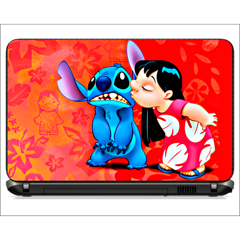 Adesivo Skin Notebook Pelicula Personalizado Macbook Tablet Lilo & Stitch [ 33 ] Infantil Desenho Aloha alienígena ET