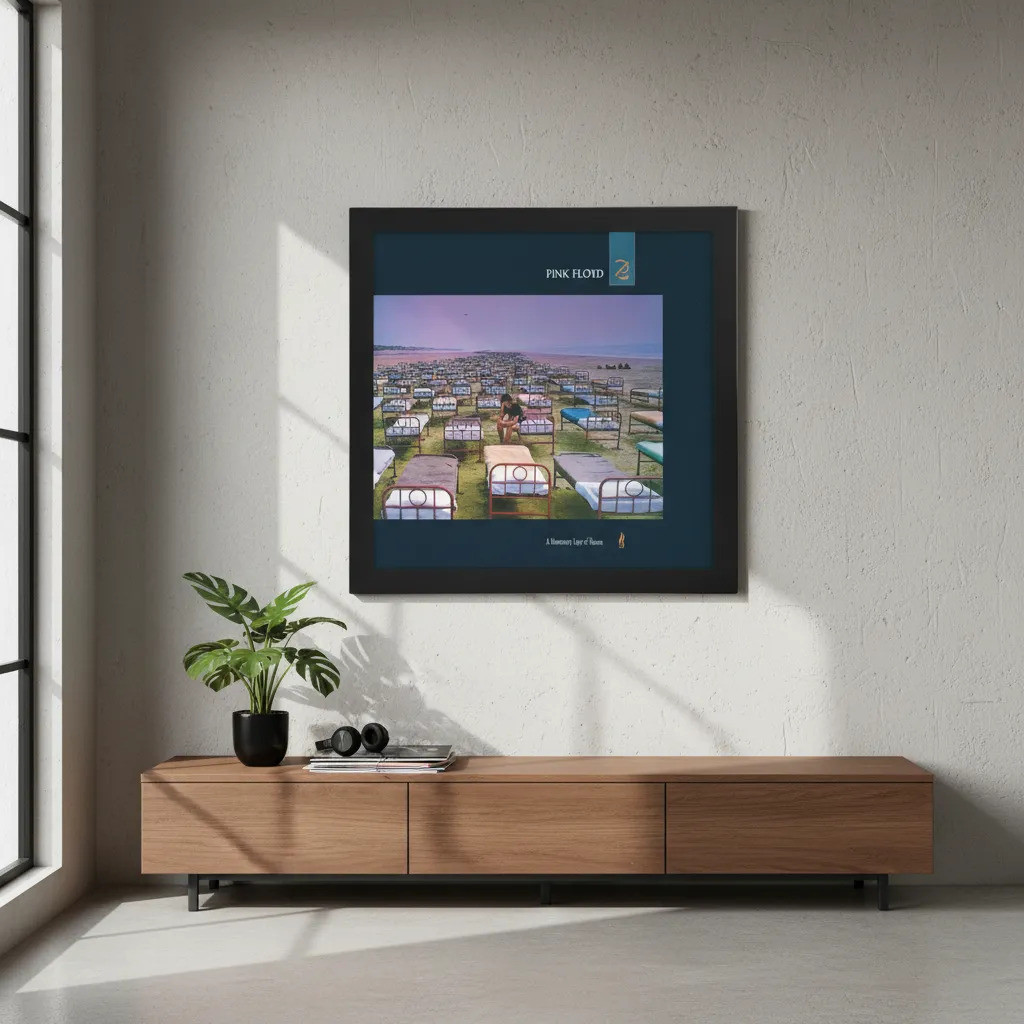 Quadro Moldurado30x40 Pink Floyd A Momentary Lapse Of Reason