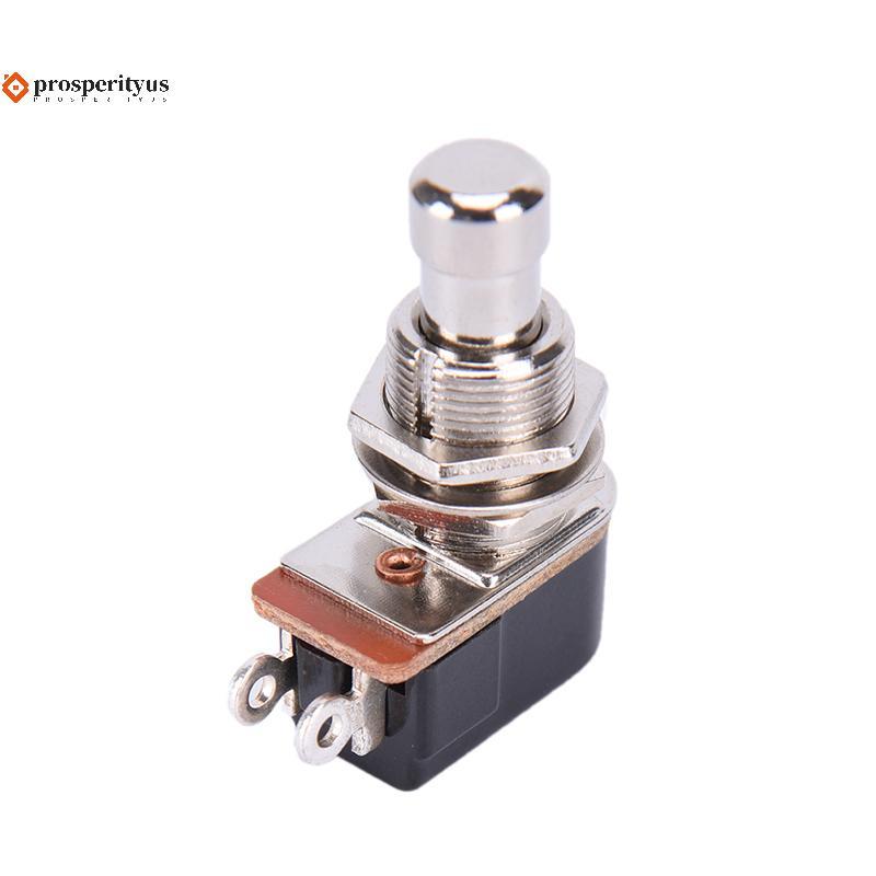 [PPTS] 1X SPST Momentary Soft Touch Button Stomp Pedal Interruptor De Guitarra Elétrica