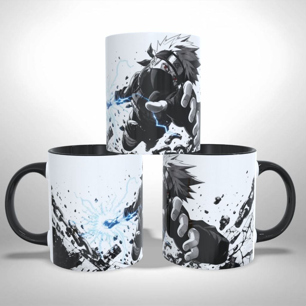 Caneca Personalizada Kakashi Hatake Presente Criativo