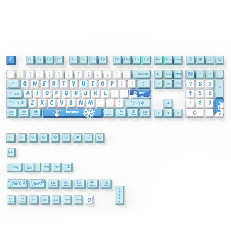 Conjunto Completo De Teclas Old customs Cherry Profile Dye-Sub PBT (130)