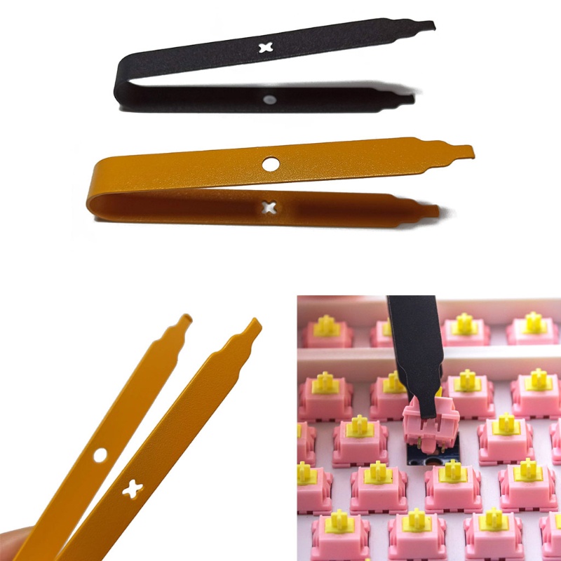 Extrator De Interruptor De Aço Inoxidável KOK Para Interruptores Mecânicos Cherry MX Kailh
