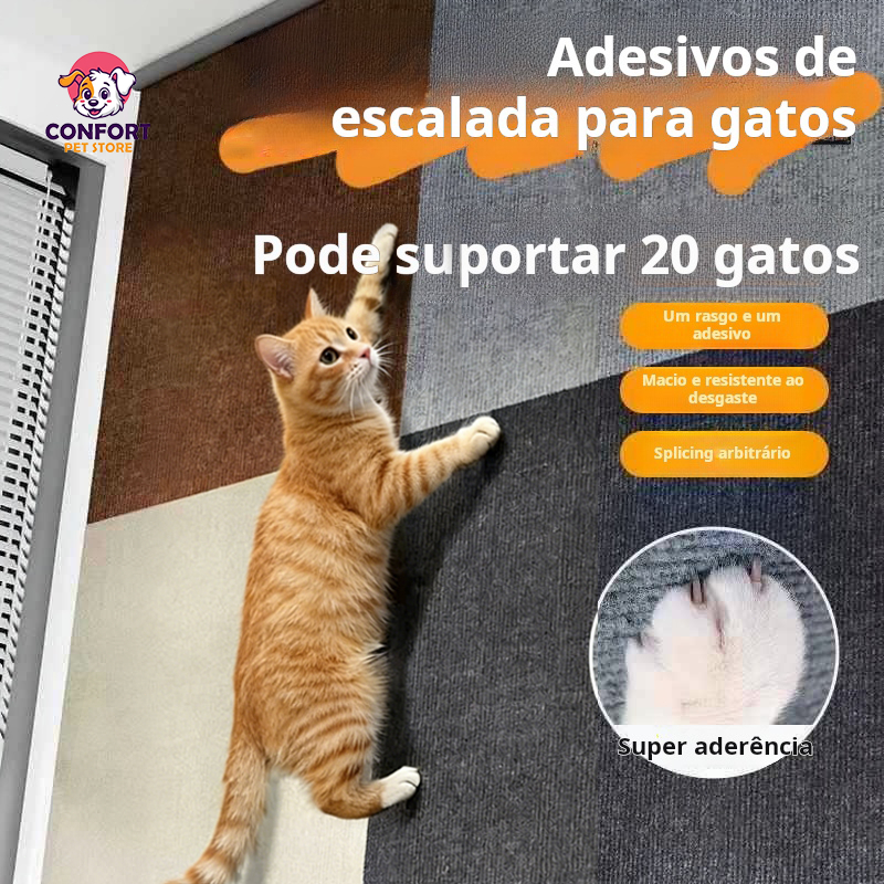 Gato scratch esteira DIY aparar auto-adesivo tapete gato árvore quadro gato scratch Board gato escalada esteira resisten