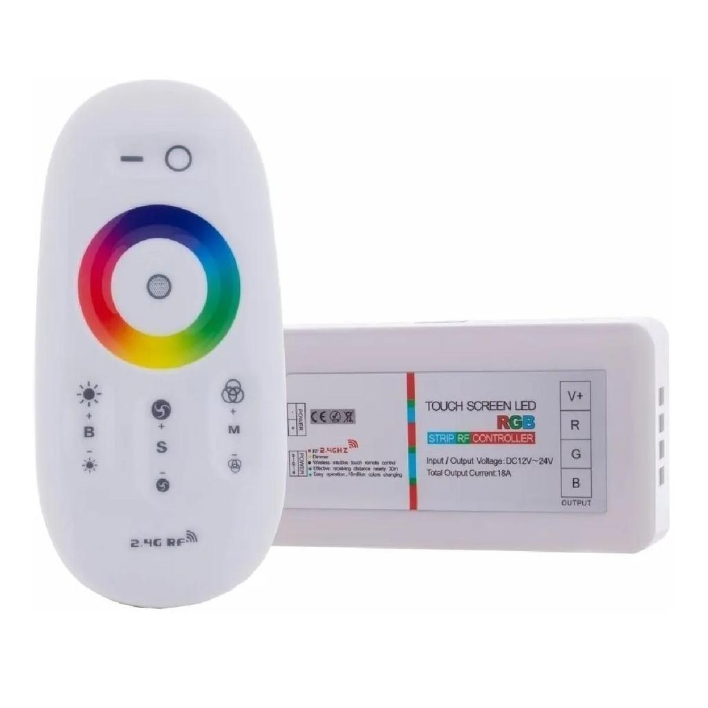 CONTROLADOR LED RGB TOUCH CONTROLE SEM FIO MY TOOLS