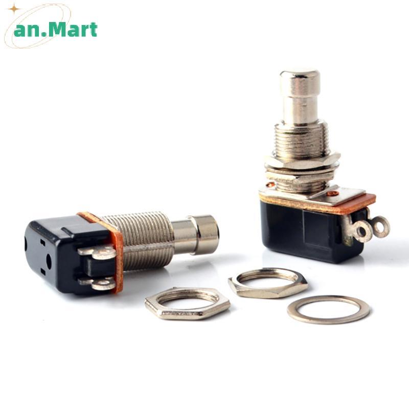 JTN Momentary SPST Soft Touch Botão Stomp Pedal Switch Interruptor De Guitarra Elétrica OFF-ON NW