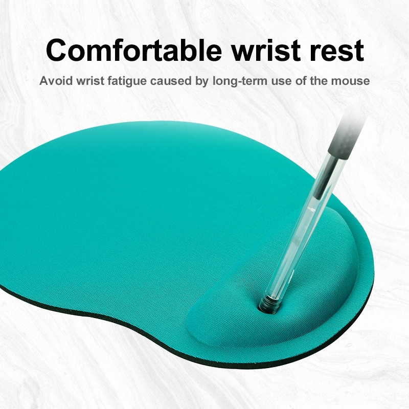 Novo Mouse Pad com Alívio de Pressão, Confortável, com Apoio de Pulso em EVA para Escritório, Base Antiderrapante, à