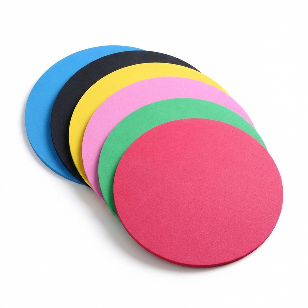 Mouse Pad EVA Redondo 20cm Office Premium Seller - Kit com 6
