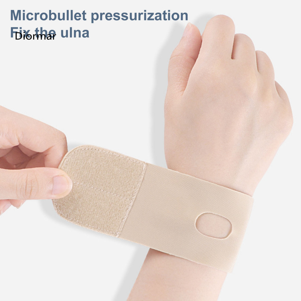 Ultra-thin Wrist Support Brace Compression with Fastener Tape – Super Soft Breathable Carpal Tunnel Pain Relief for