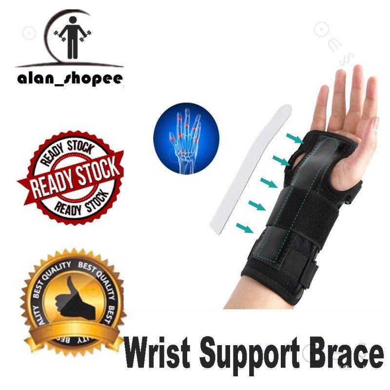 1Piece Wrist Brace,Adjustable Night Sleep Wrist Support Brace with Splints for Carpal Tunnel and Relieve and Trea Wrist