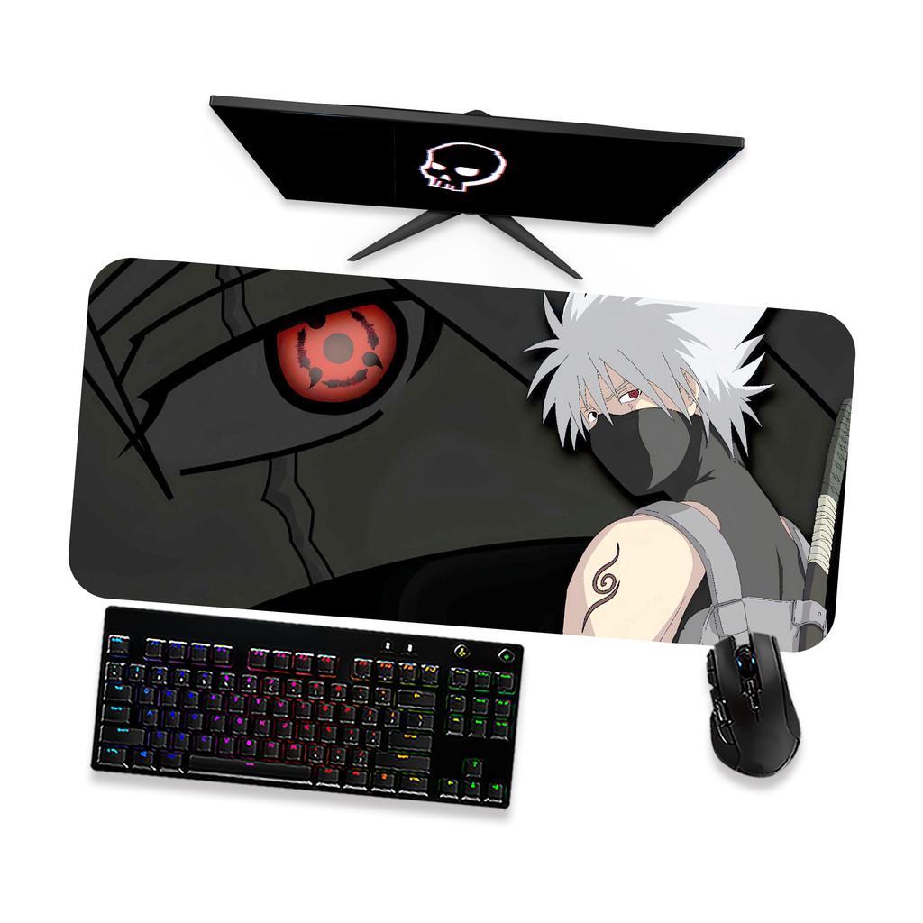 Mouse Pad  Naruto Kakashi Hatake 7  Mousepad Gamer Grande 90x40 80x40 60x40 70x30 45x40
