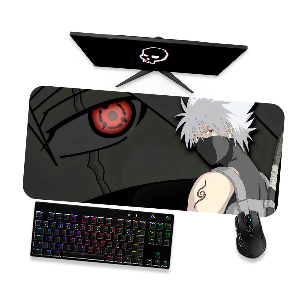 Mousepad  Naruto Kakashi Hatake 7  Mouse Pad Gamer Grande 90x40 80x40 60x40 e 70x30