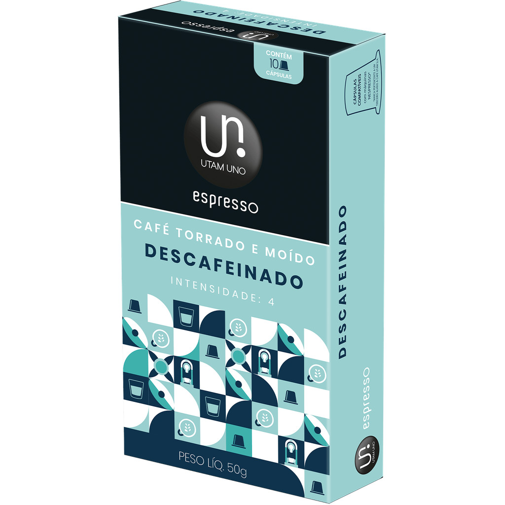 Utam Uno Espresso Descafeinado 10 cápsulas - Compatíveis Nespresso®*