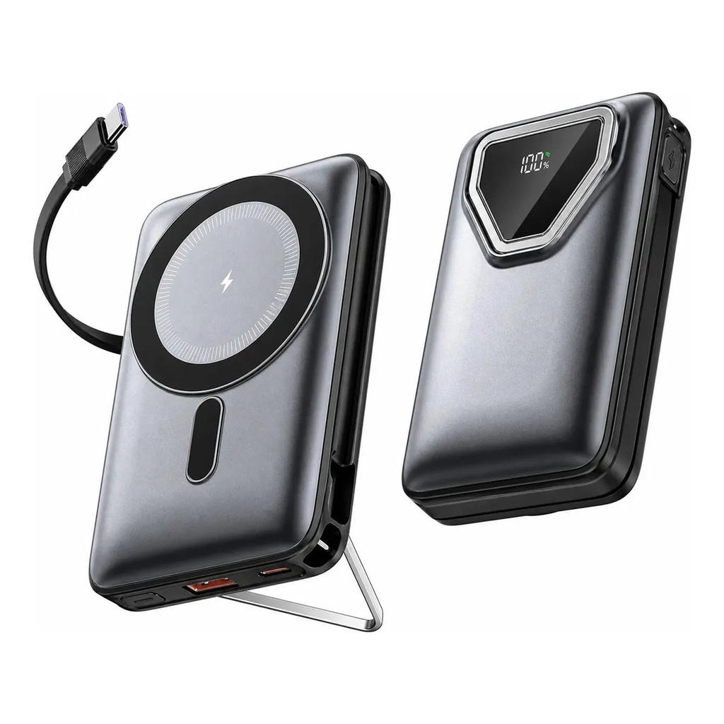 Power Bank Magnetico 10000mah Wireless Pd22.5w Cabo