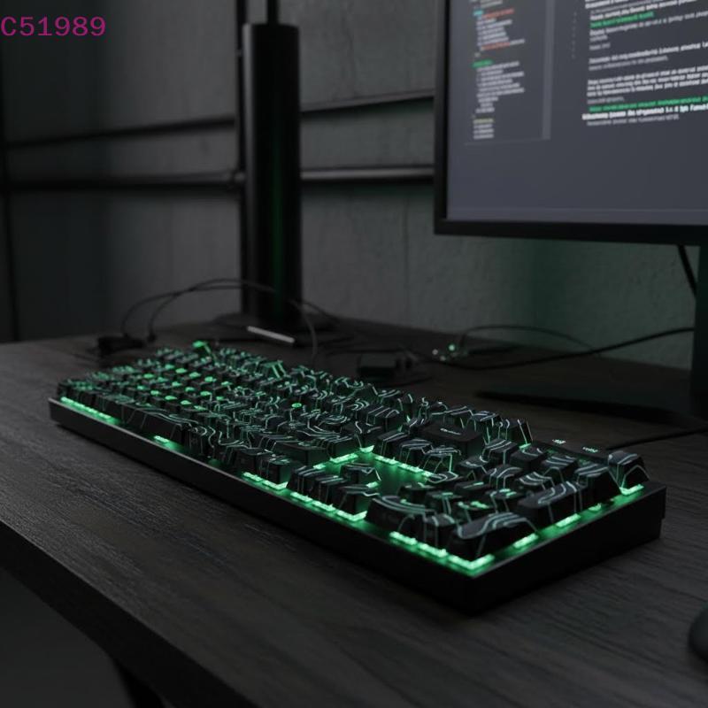 [kaan] Linhas De Contorno De Teclas Topográficas Brilham Através De PBT Cherry Profile Impressão Lateral Balit Para Tecl