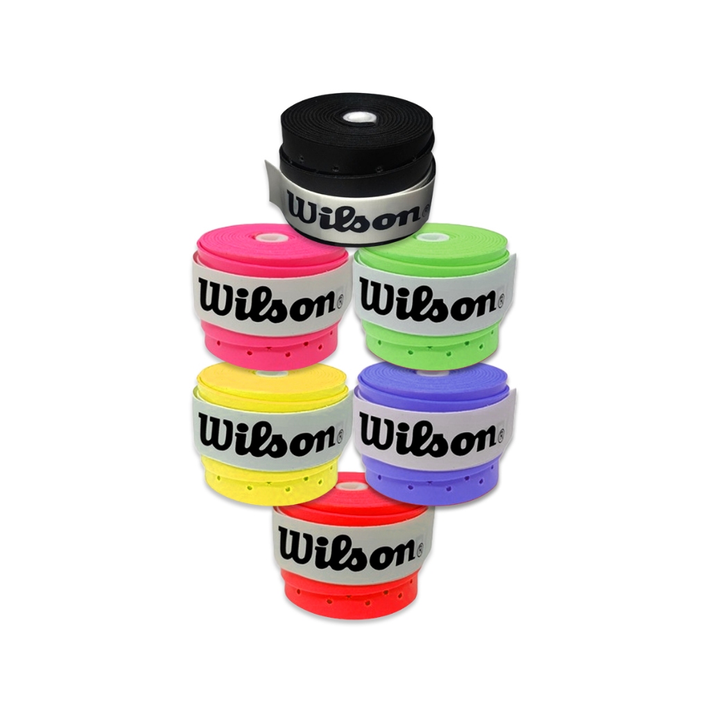 Overgrip Wilson Profile Perfurado Tênis, Beach Tennis, Padel, Pickball, Badminton, Squash