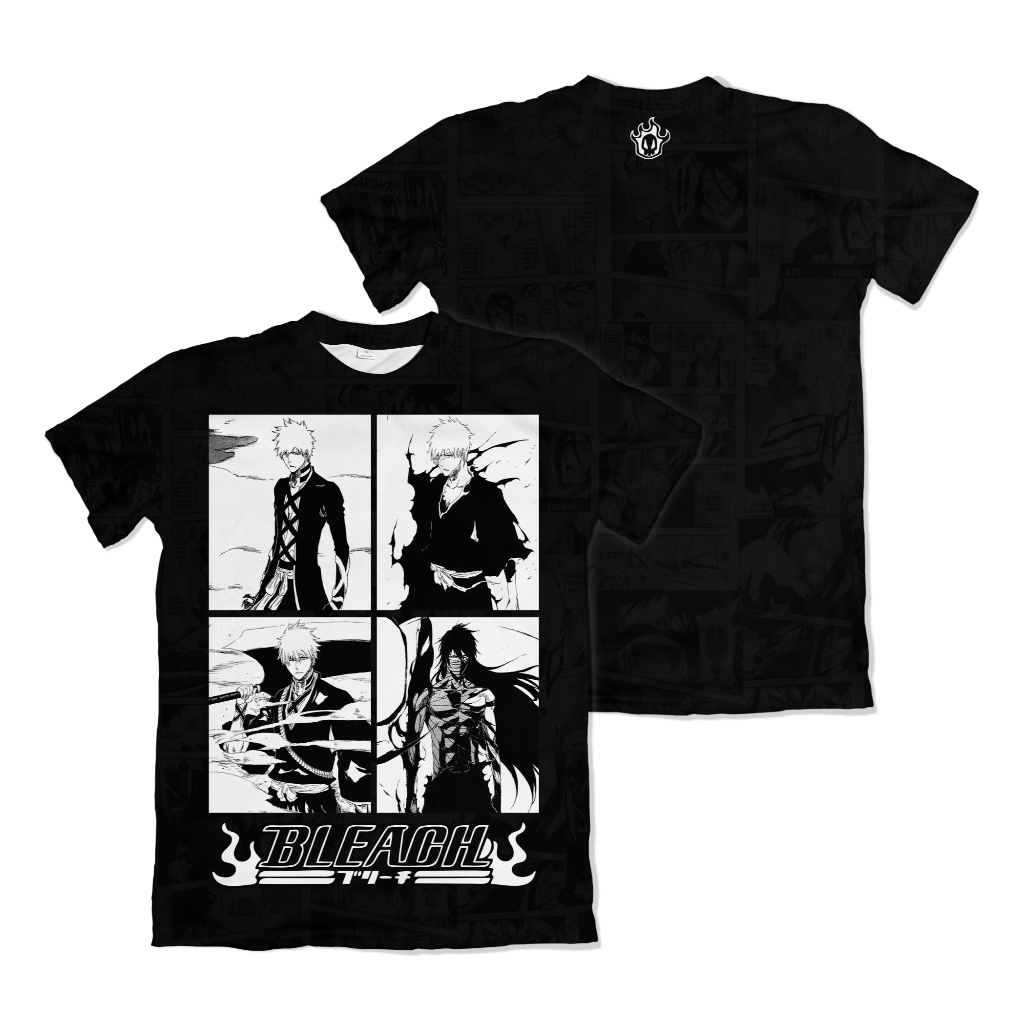 Camiseta Premium Ichigo Kurosaki Shinigami Black Mangá Anime Bleach