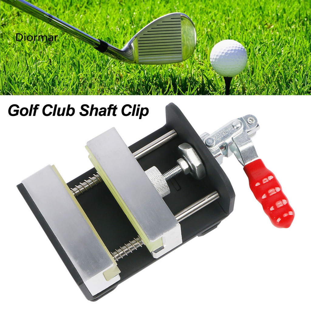 Aluminum Rubber Bottom Fixed Plate Golf Club Shaft Clamp Non-slip Grip Vise Tool Heavy Duty Handle for Scratch-free Prof