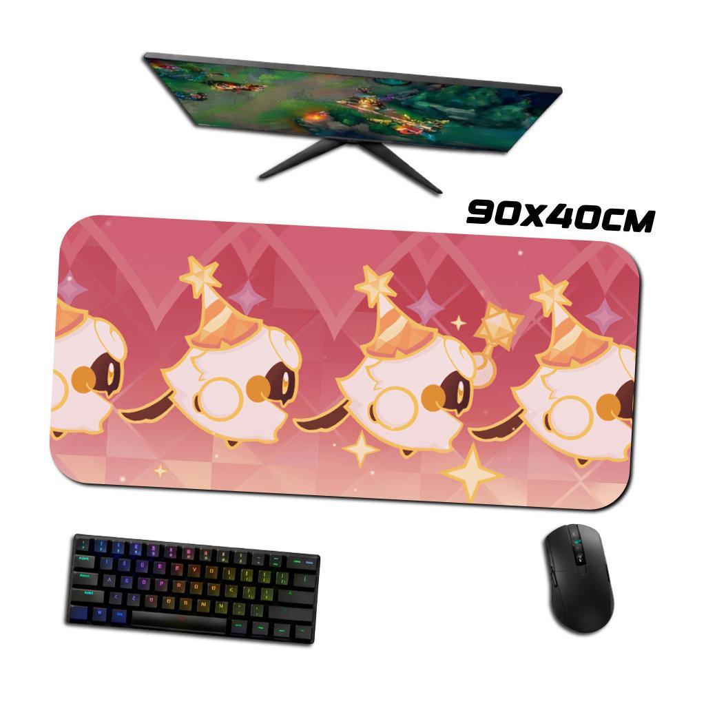Mouse Pad Gamer - Namecard Linnea - Genshin Impact - 90x40 80x40 60x40 70x30 40x45 cm
