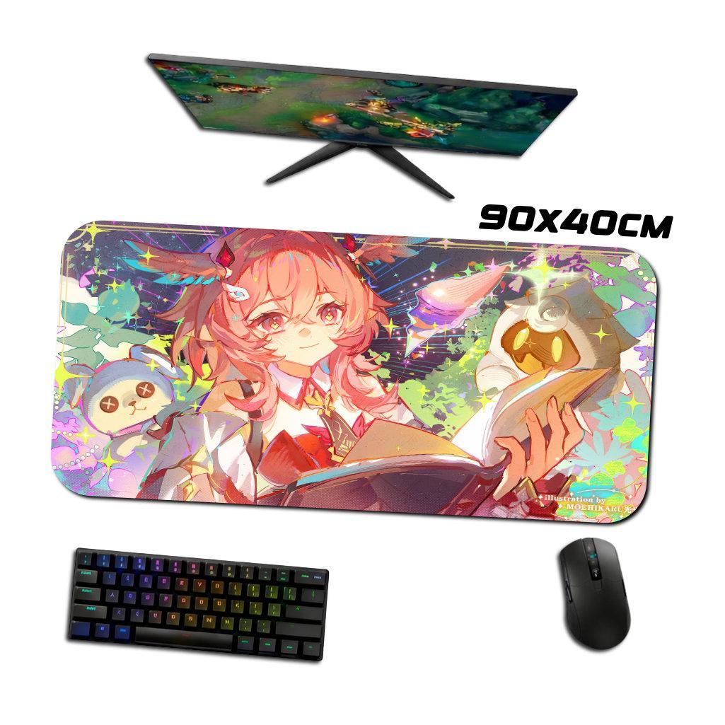 Mouse Pad Gamer - Linnea 6 - Genshin Impact - 90x40 80x40 60x40 70x30 40x45 cm
