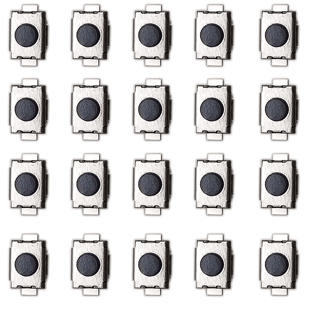 Interruptor Micro Botão Teclinha Kit 20 Unidades 2 Pernas