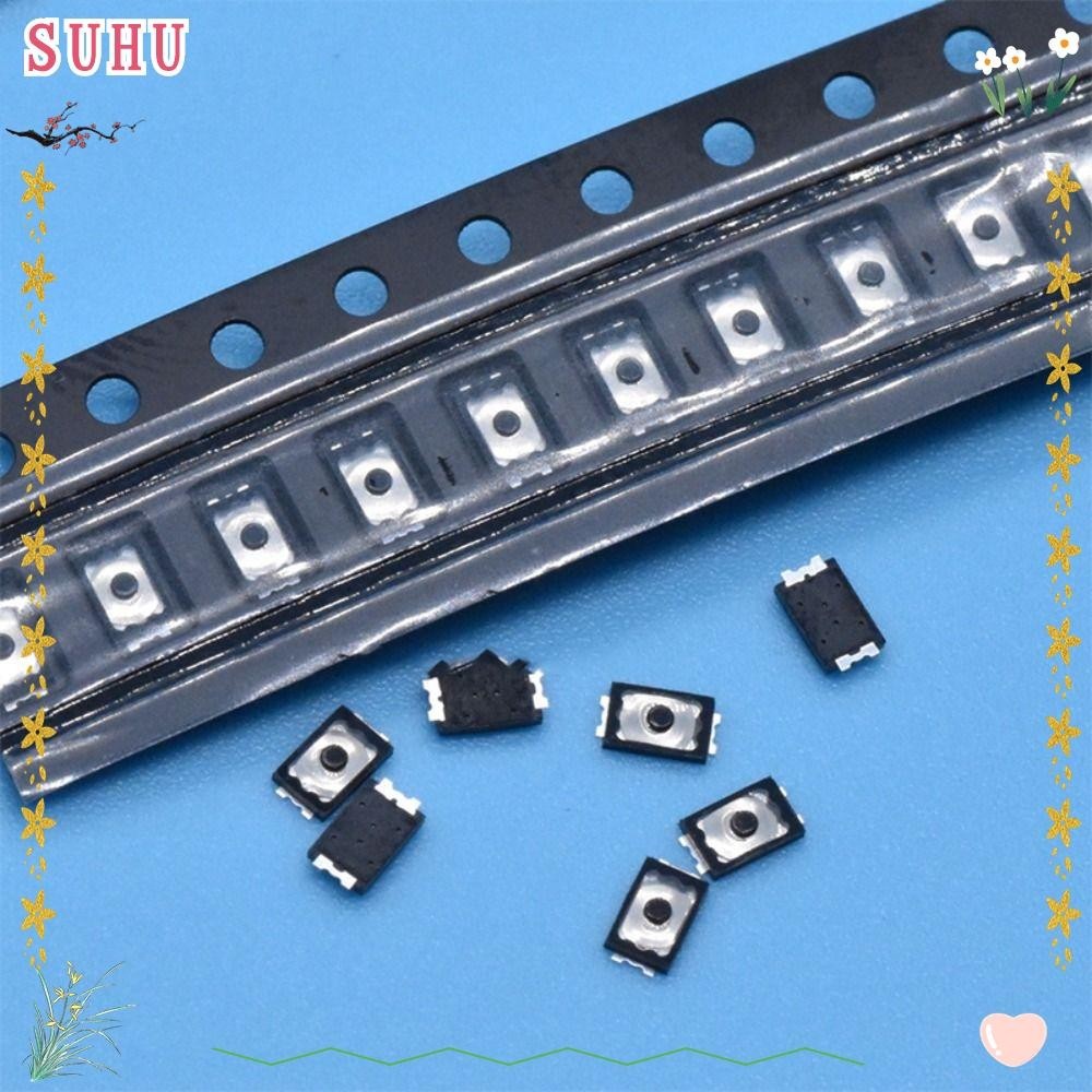 SUHU 50pcs Botão De Pressão Táctil Telefone Chave De Filme Fino SMD Micro Interruptor De 4 Pinos