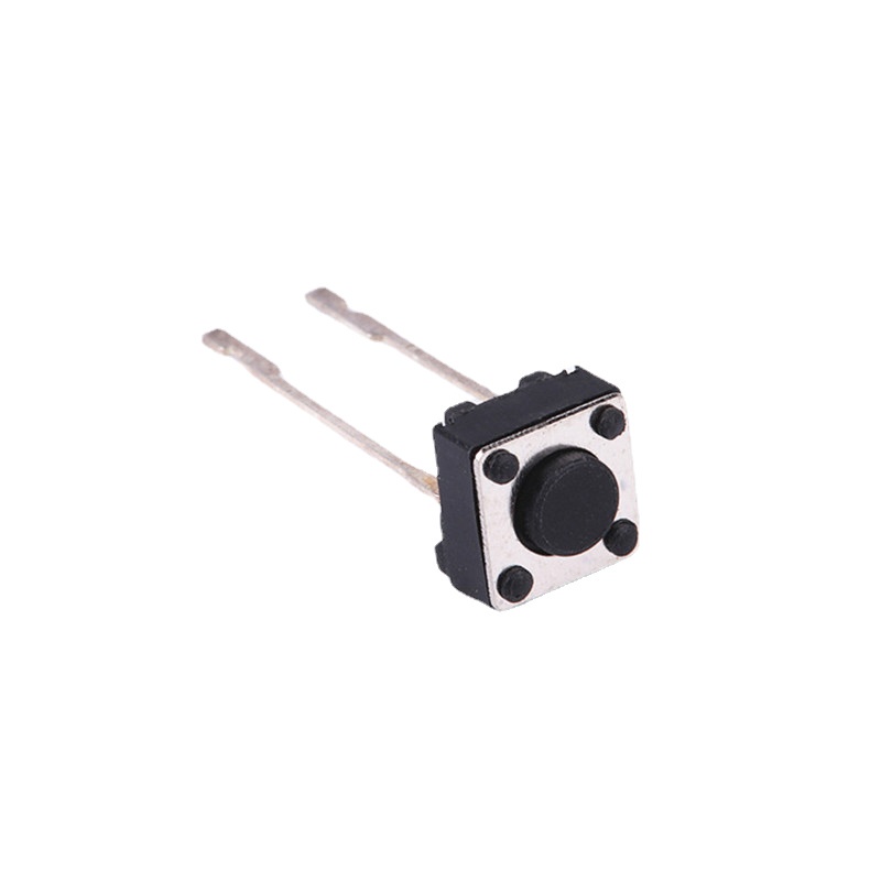 100 Pçs / Lote Tátil Botão Switch 2 Pinos 6x6 X 5mm Chave Interruptores Agulha Longa 6x6 X 5mm Micro Interruptor