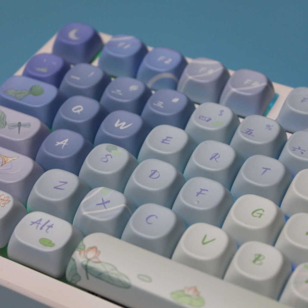 Escolha Sementes De Lótus MOA Profile Dye-Sub PBT Keycap Set 143-Key