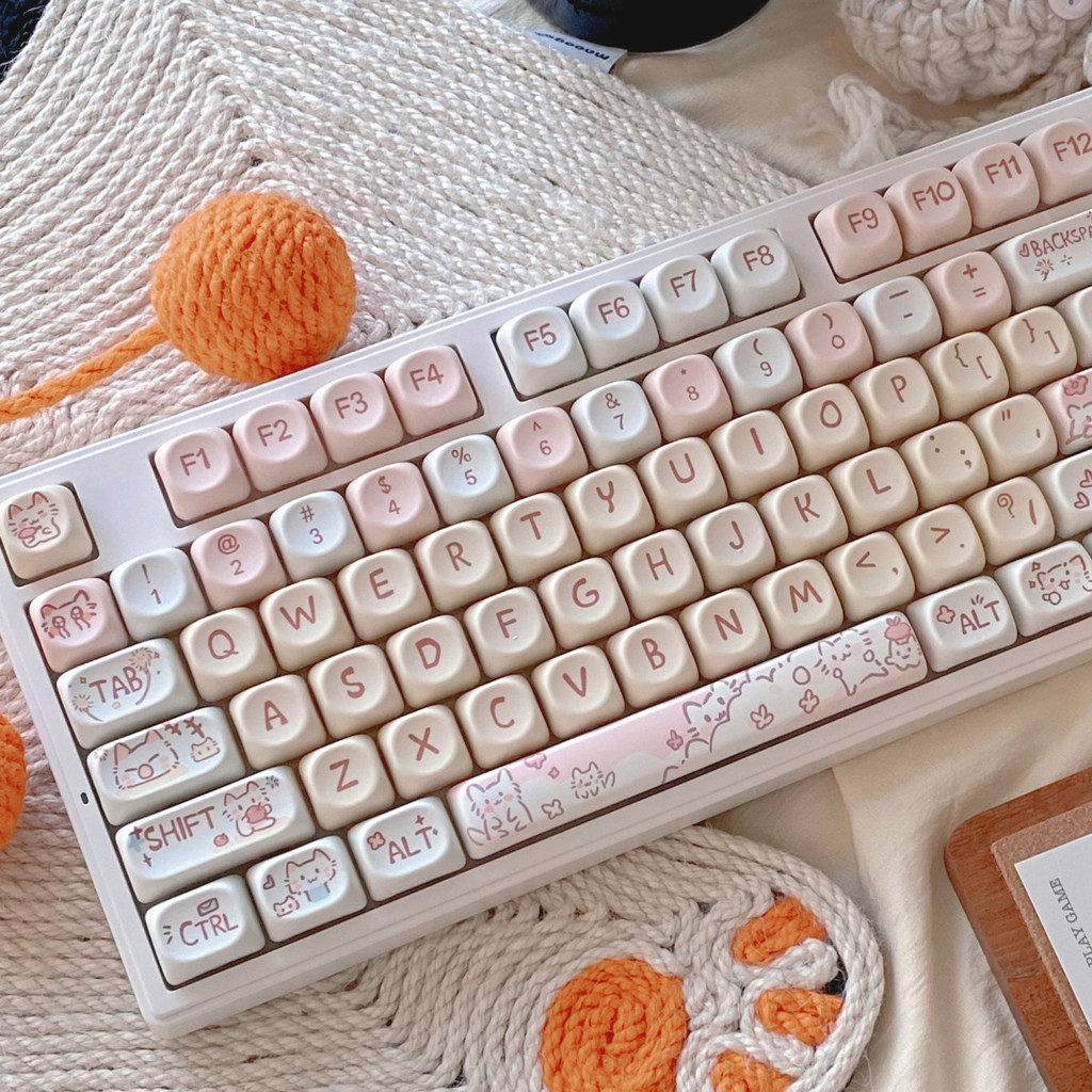 Pudim Gato Keycap MOA Profile Dye-Sublimation PBT Set 131-key