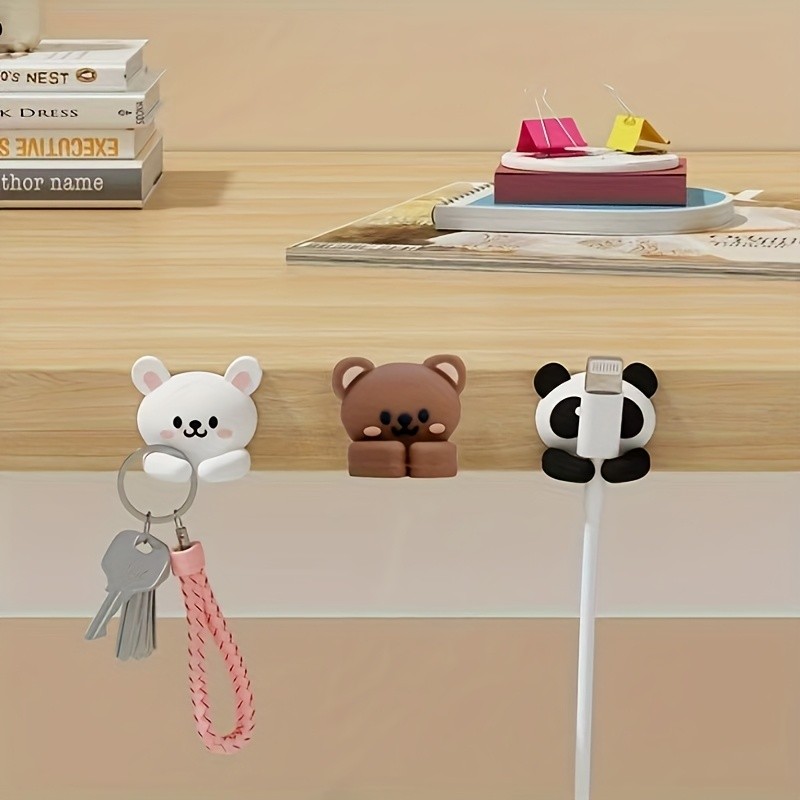 Organizadores De Fios Multifuncionais Para Mesa De Animais E Clipes De Cabo . Ganchos Práticos Fixação De Cabos De Mouse