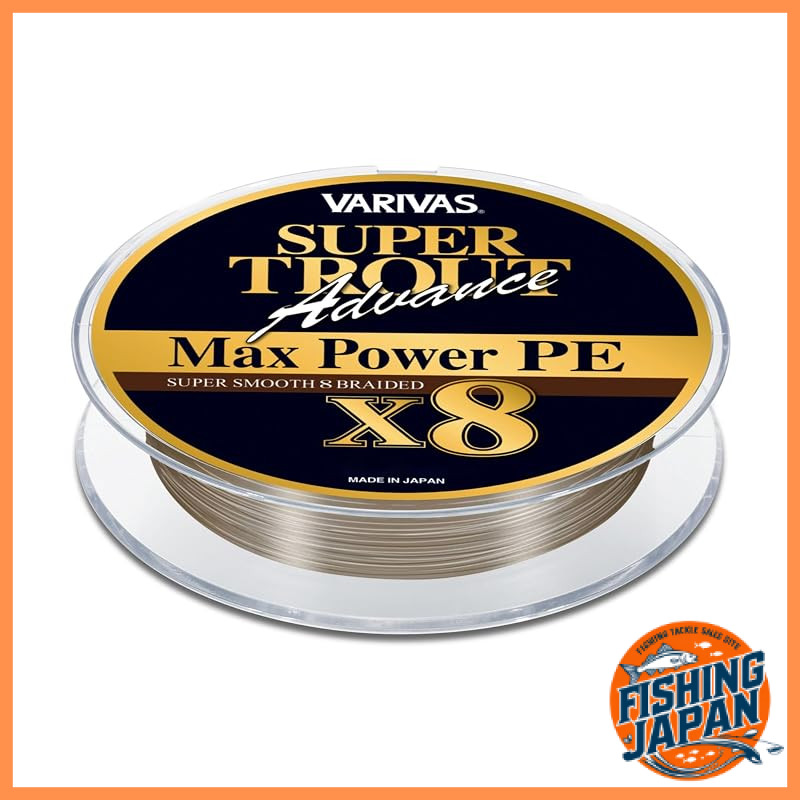 VARIVAS Super Trout Advance Max Power PE X8 Braided Fishing Line 150m Various Sizes