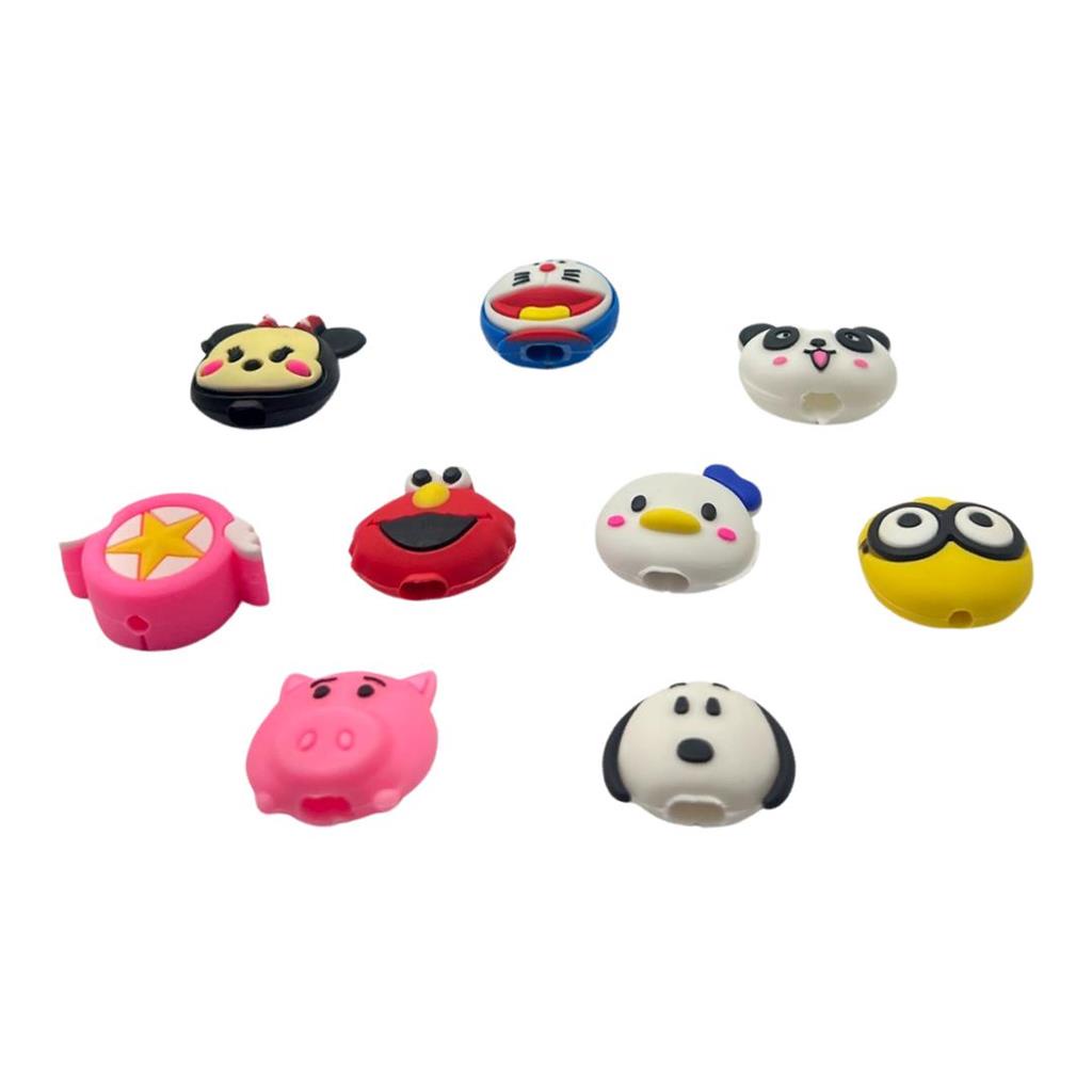 Protetor De Cabo Carregador De Silicone Bichinhos  Disney