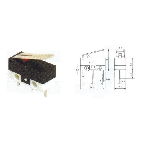 20 Peças - Interruptor Micro Switch Chave Fim Curso Kw10b