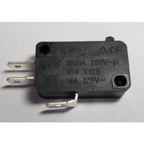 Kit 5 Peças Micro Switch  P/ Microondas 16 Amp. 250 V 3 Terminal