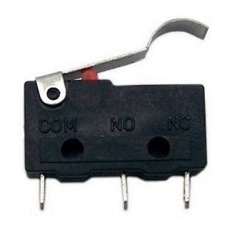 100 Peças - Chave Micro Switch Kw11-3z-3 Haste Com Curva