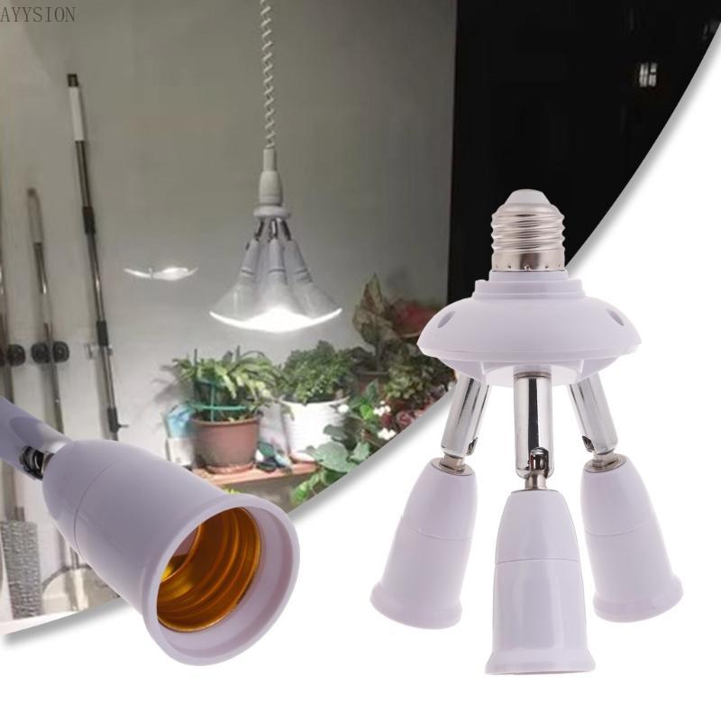 AYYS Flexível E27 A E27 Base Light Stand Lâmpada Soquete Divisor Conversor