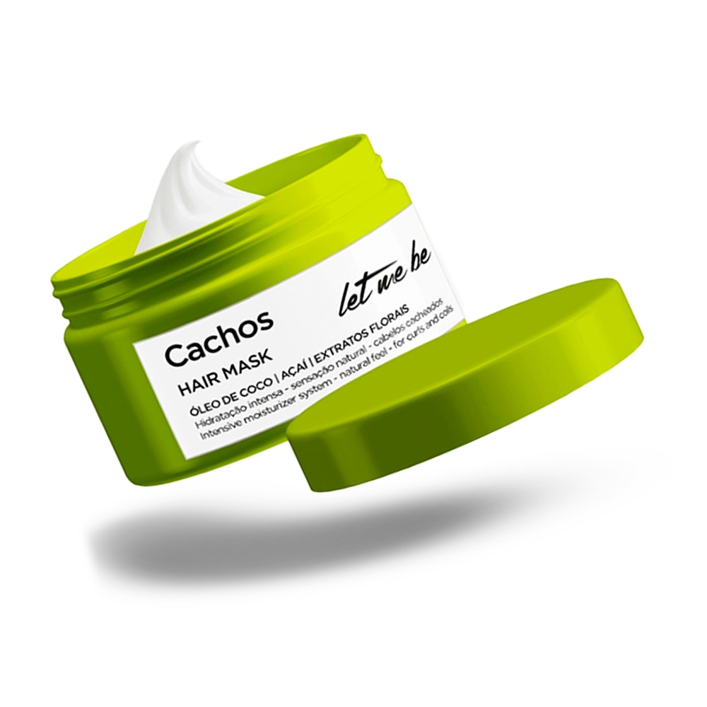 Máscara Capilar Para Cabelos Cacheados Let Me Be 250g
