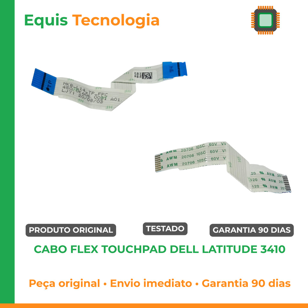🏷️ Cabo Flex Touchpad Dell Latitude 3410 P129G 00MC2P Flat Mouse