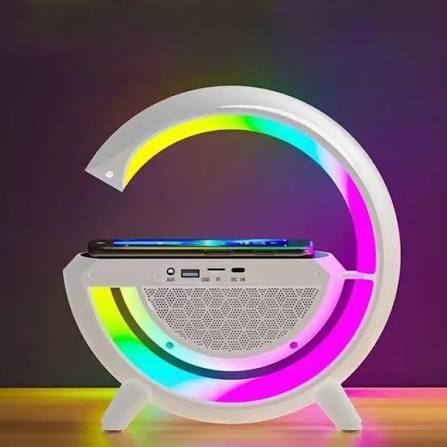 LUMINARIA DE MESA  BT-3401 LED WIRELESS CHARGING SPEAKER