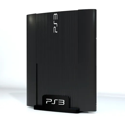 Suporte para Sony PlayStation 3 Super Slim – Base Com Logo Impressa em 3D